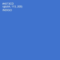 #4073CD - Indigo Color Image
