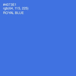 #4073E1 - Royal Blue Color Image