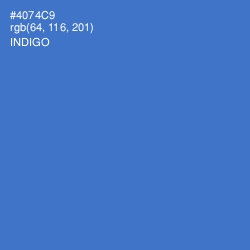 #4074C9 - Indigo Color Image