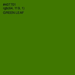 #407701 - Green Leaf Color Image