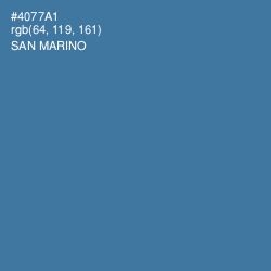 #4077A1 - San Marino Color Image
