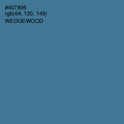 #407895 - Wedgewood Color Image