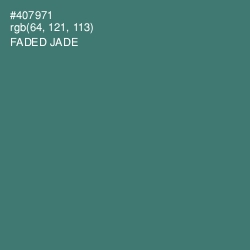 #407971 - Faded Jade Color Image
