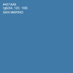 #407AA9 - San Marino Color Image