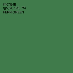 #407B4B - Fern Green Color Image