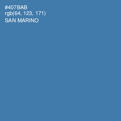 #407BAB - San Marino Color Image