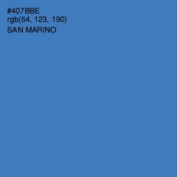 #407BBE - San Marino Color Image