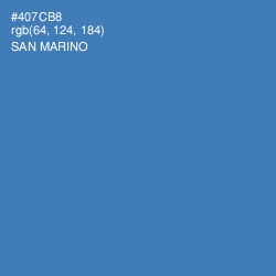 #407CB8 - San Marino Color Image