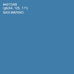 #407DAB - San Marino Color Image