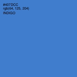 #407DCC - Indigo Color Image