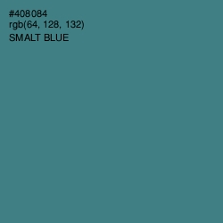 #408084 - Smalt Blue Color Image