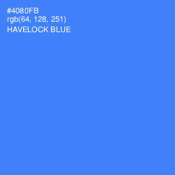 #4080FB - Havelock Blue Color Image