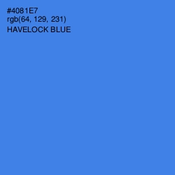 #4081E7 - Havelock Blue Color Image