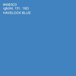 #4083C0 - Havelock Blue Color Image