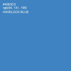 #4083C3 - Havelock Blue Color Image