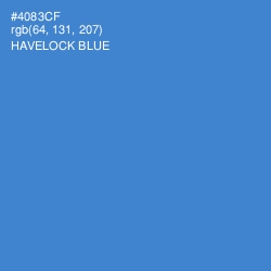 #4083CF - Havelock Blue Color Image