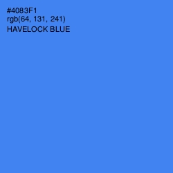 #4083F1 - Havelock Blue Color Image