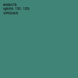 #408478 - Viridian Color Image