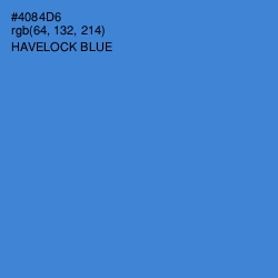 #4084D6 - Havelock Blue Color Image