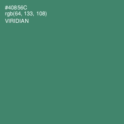 #40856C - Viridian Color Image