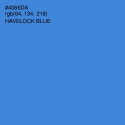 #4086DA - Havelock Blue Color Image