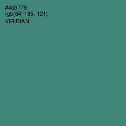 #408779 - Viridian Color Image