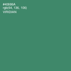 #40886A - Viridian Color Image