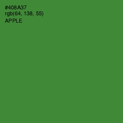 #408A37 - Apple Color Image