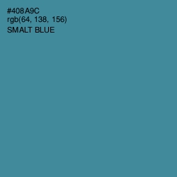 #408A9C - Smalt Blue Color Image