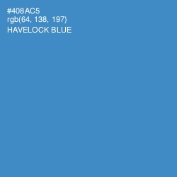 #408AC5 - Havelock Blue Color Image