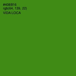 #408B16 - Vida Loca Color Image