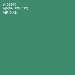 #408B70 - Viridian Color Image