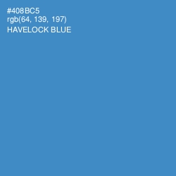 #408BC5 - Havelock Blue Color Image