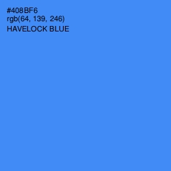 #408BF6 - Havelock Blue Color Image