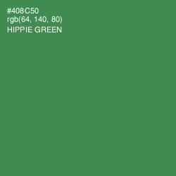 #408C50 - Hippie Green Color Image