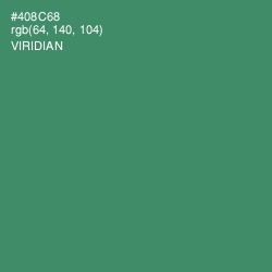 #408C68 - Viridian Color Image