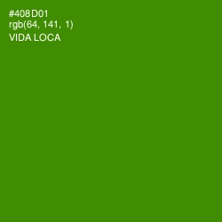 #408D01 - Vida Loca Color Image