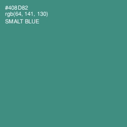 #408D82 - Smalt Blue Color Image