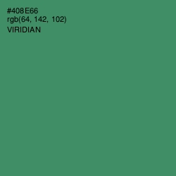 #408E66 - Viridian Color Image