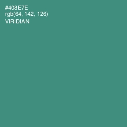 #408E7E - Viridian Color Image