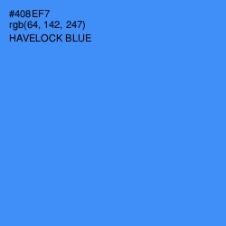 #408EF7 - Havelock Blue Color Image