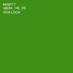 #408F17 - Vida Loca Color Image