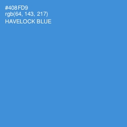 #408FD9 - Havelock Blue Color Image