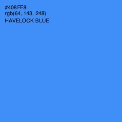 #408FF8 - Havelock Blue Color Image