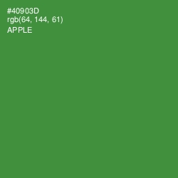 #40903D - Apple Color Image