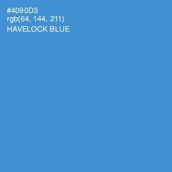 #4090D3 - Havelock Blue Color Image