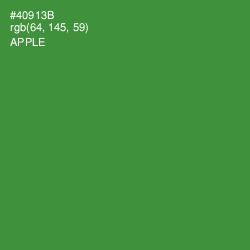 #40913B - Apple Color Image