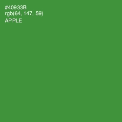 #40933B - Apple Color Image