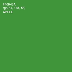 #40943A - Apple Color Image