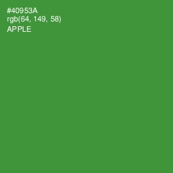 #40953A - Apple Color Image